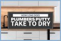 How long does it take for spot putty to dry?